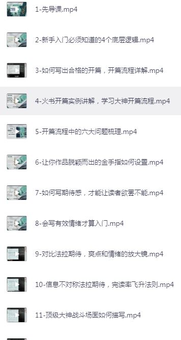 网文一条哥小说写作速成精品课，新手快速打造爆款作品